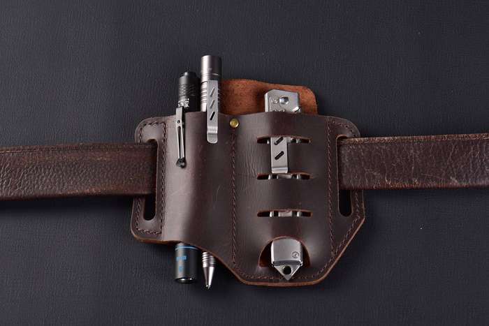 WUBEN HG6BR AS1 Leather Sheath for EDC Tools Multitool Holder