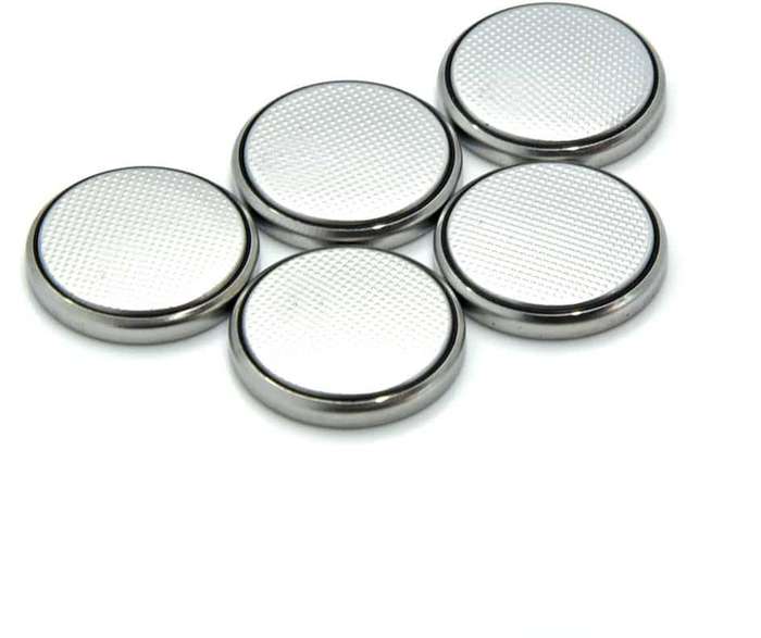Soshine CR2025 5 Pack 3V Lithium Coin Battery 150mAh
