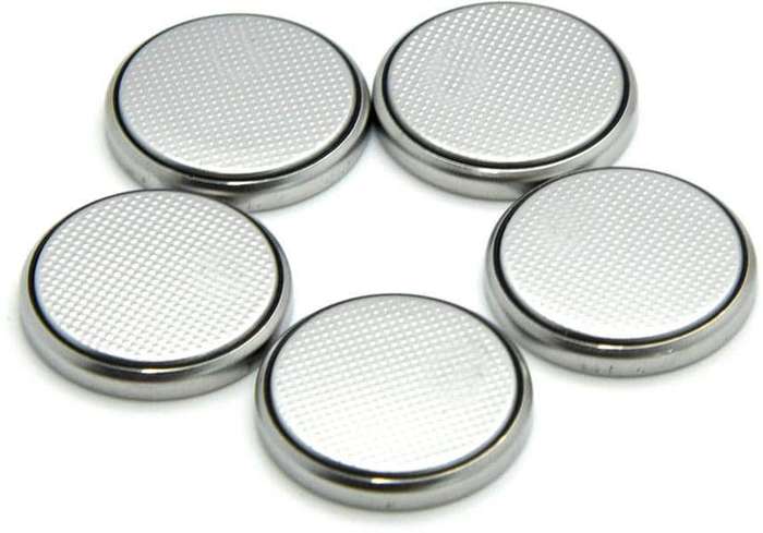 Soshine CR2025 5 Pack 3V Lithium Coin Battery 150mAh