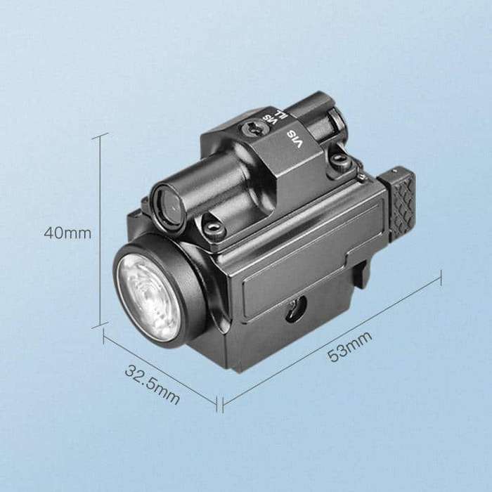 Velvo Prone 800 Lumen 90m Pistol Light with Laser