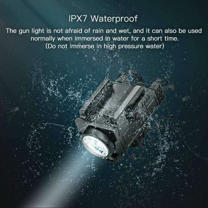 Velvo Prone 800 Lumen 90m Pistol Light with Laser