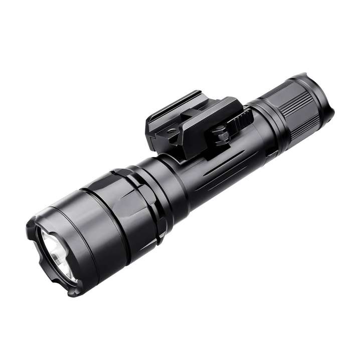 TrustFire R8 Pistol Light - 1800 Lumens, 350m Throw, Tactical Rail Mount Flashlight