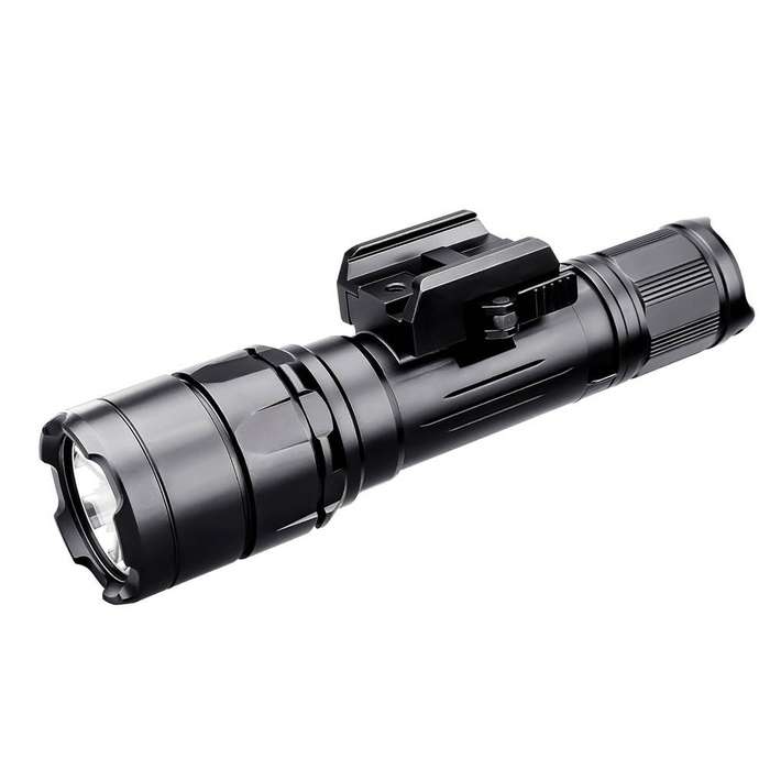 TrustFire R8 Pistol Light - 1800 Lumens, 350m Throw, Tactical Rail Mount Flashlight