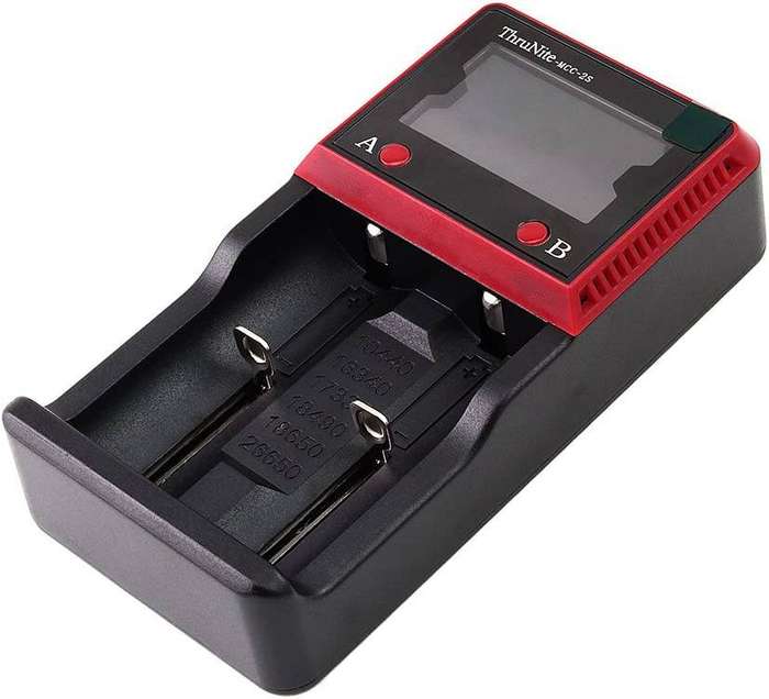 ThruNite MCC-2S EU Charger 2-Slot Universal Battery Charger for Li-ion Ni-MH