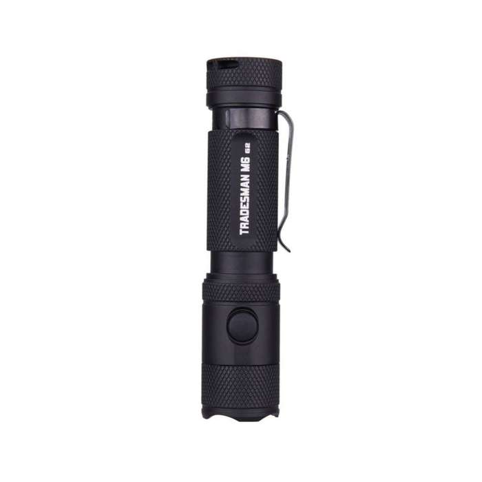 Powertac Tradesman M6-G3 2030 Lumen 330m Throw Rechargeable EDC Flashlight Black