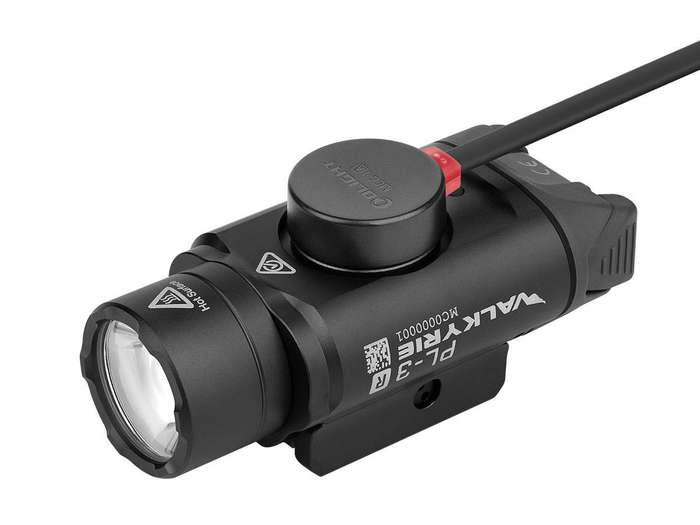 Olight PL-3R 1500 Lumen Rechargeable Tactical Light 205m Black