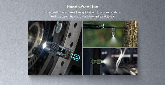 Olight iMini 2 50 Lumen Rechargeable Keychain Flashlight with USB Plug