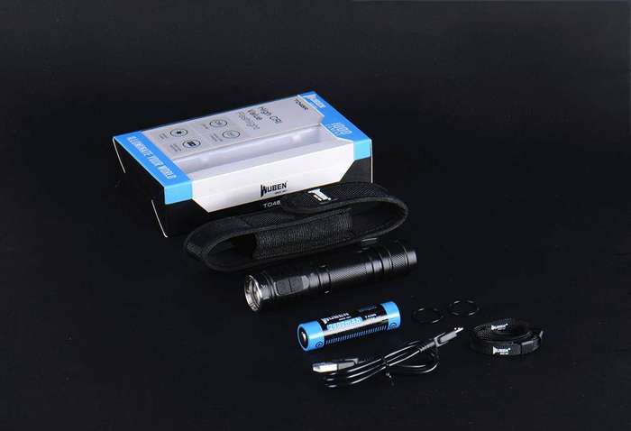 WUBEN TO46R High CRI 1000 Lumen 115m Throw Rechargeable EDC Flashlight