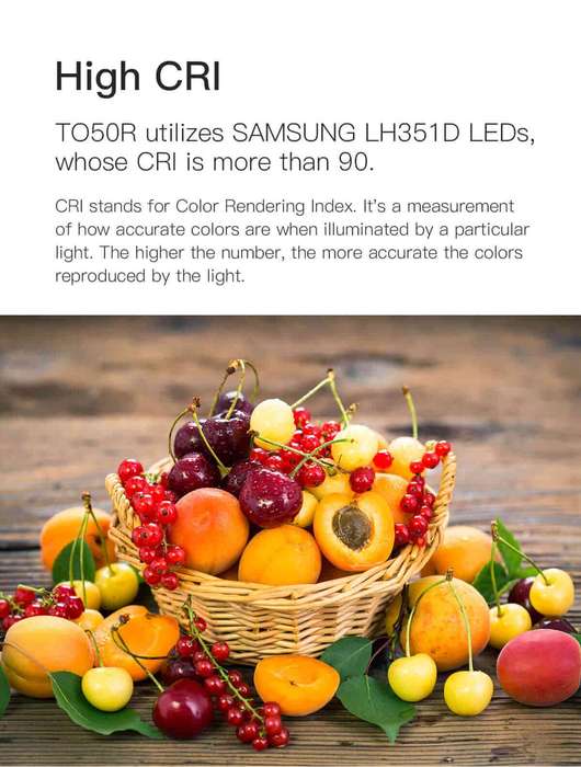 WUBEN TO50R 2800lm 146m High CRI EDC Flashlight