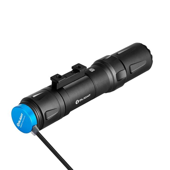 Olight Odin 2000 Lumen 300m Throw Rechargeable Tactical Flashlight Black