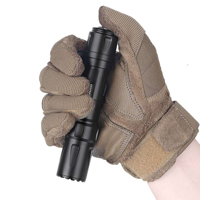 Olight Odin 2000 Lumen 300m Throw Rechargeable Tactical Flashlight Black