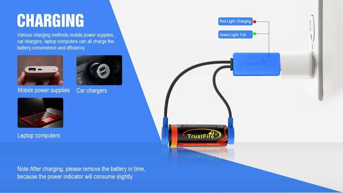 - TrustFire UC10 Universal Charger for 18650 26650