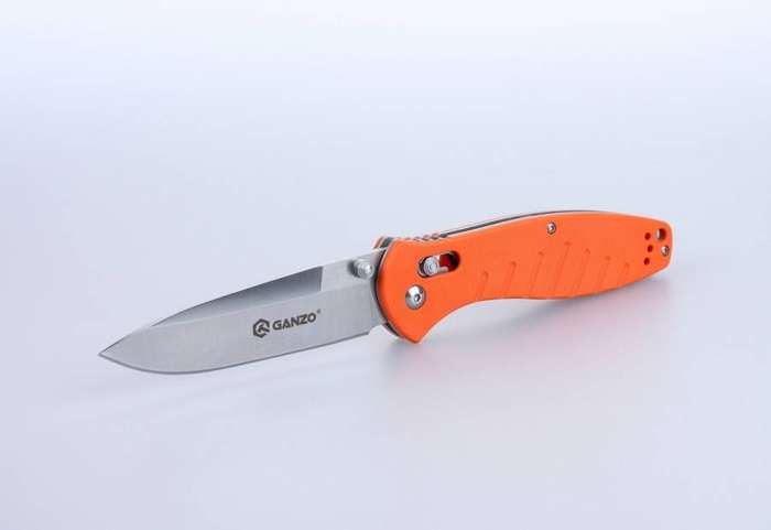 Ganzo G738 440C Folding Knife G10 Handle 210mm EDC Tool