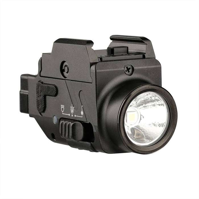 TrustFire GM23S Pistol Light - 800 Lumens, 160m Throw, with Green Laser