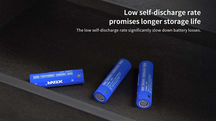 XTAR INR 18650H 2600mAh 20A/30A Battery