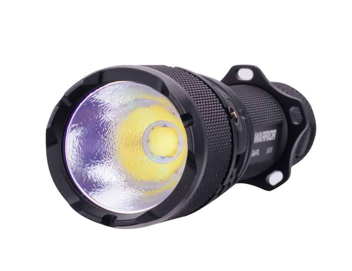 Powertac Warrior G4-FL 4200 Lumen 214m Wide Beam Tactical Flashlight