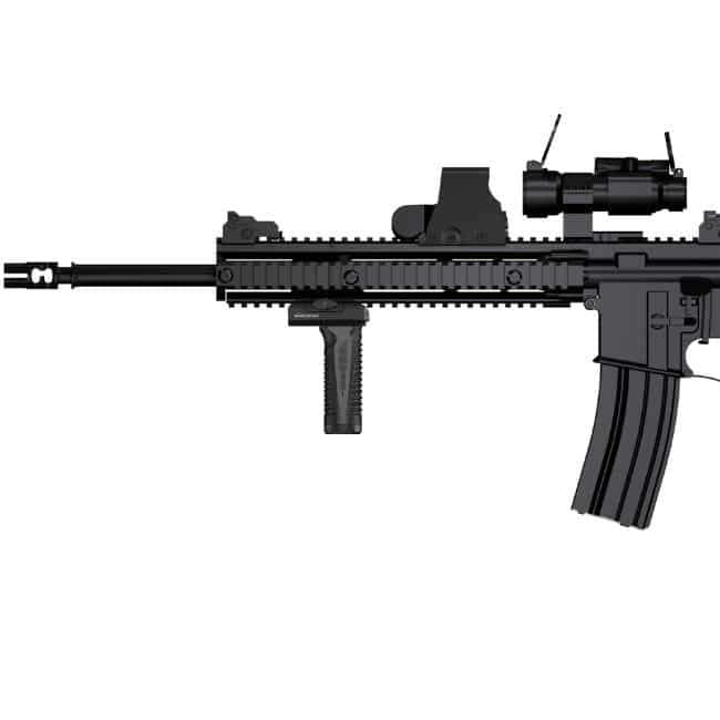Siriustac VGCmini Foregrip Mini Laser & Tactical Flashlight - 2000 Lumens and 300m Throw