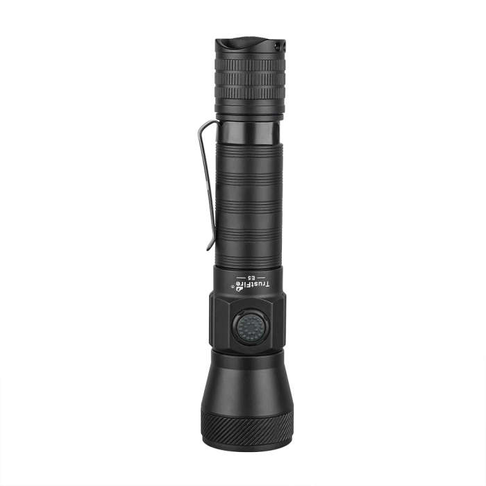 TrustFire E5 Zoom Flashlight  1350 Lumens, 450m Throw
