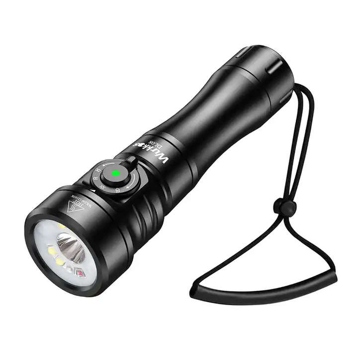 Wurkkos DL08 3600 Lumen 274m Throw Rechargeable Diving Flashlight with 21700 Battery