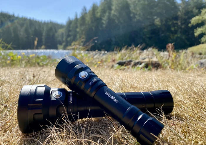 Wurkkos WK20S 2000 Lumen 363m Throw Rechargeable Diving Flashlight with 18650 Battery