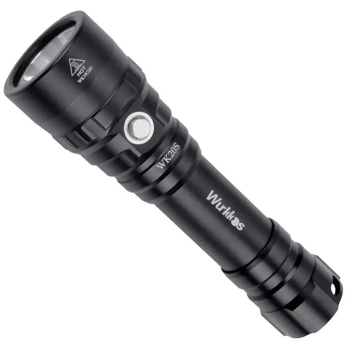 Wurkkos WK20S 2000 Lumen 363m Throw Rechargeable Diving Flashlight with 18650 Battery