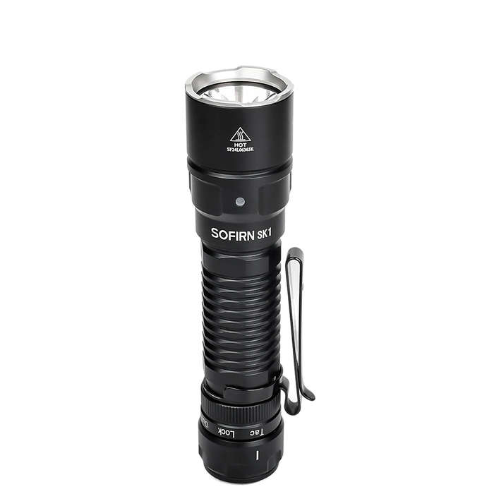 Sofirn SK1 1300 Lumen 479m Throw Rechargeable Tactical Flashlight with 18650 Battery