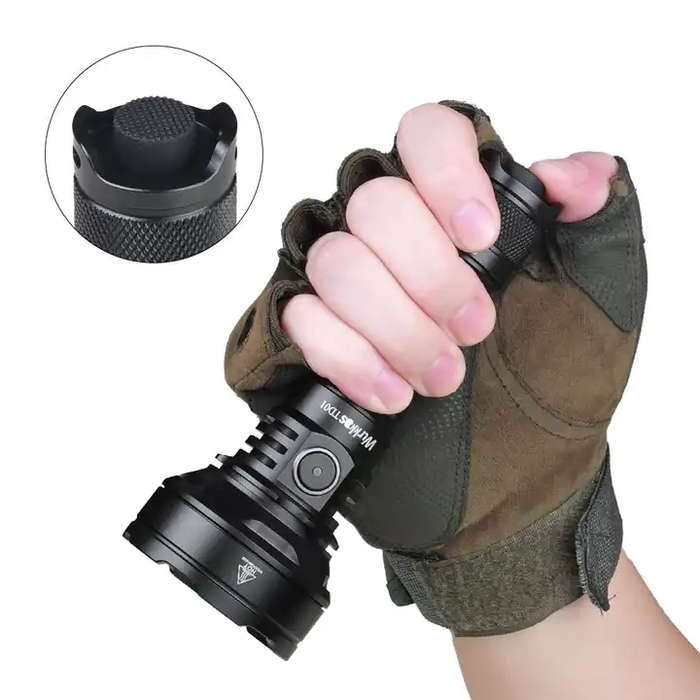 Wurkkos TD01 2200 Lumen 1039m Throw Rechargeable Tactical Flashlight with 21700 Battery