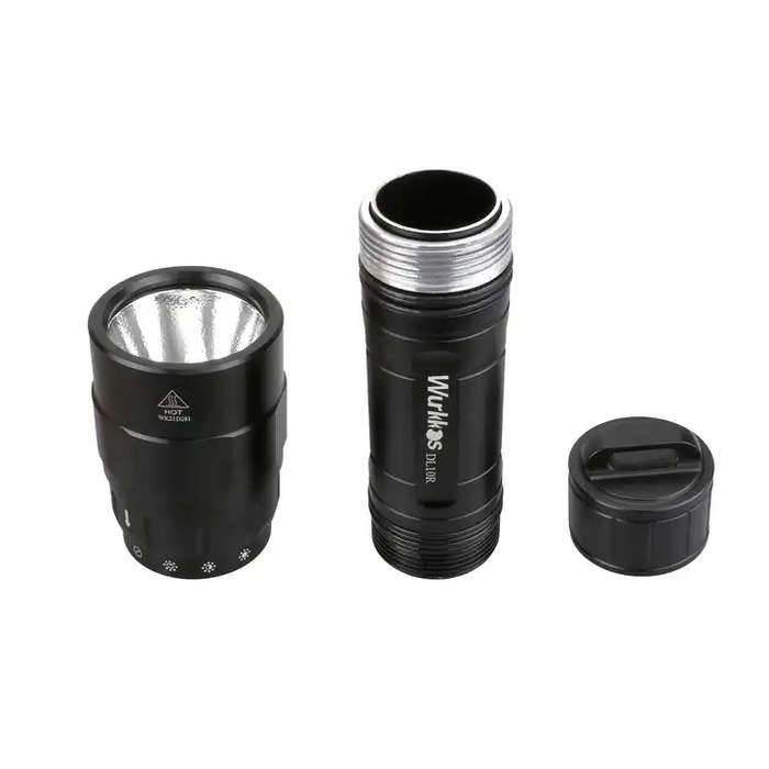 Wurkkos DL10R 4500 Lumen 287m Throw Rechargeable Diving Flashlight with 21700 Battery