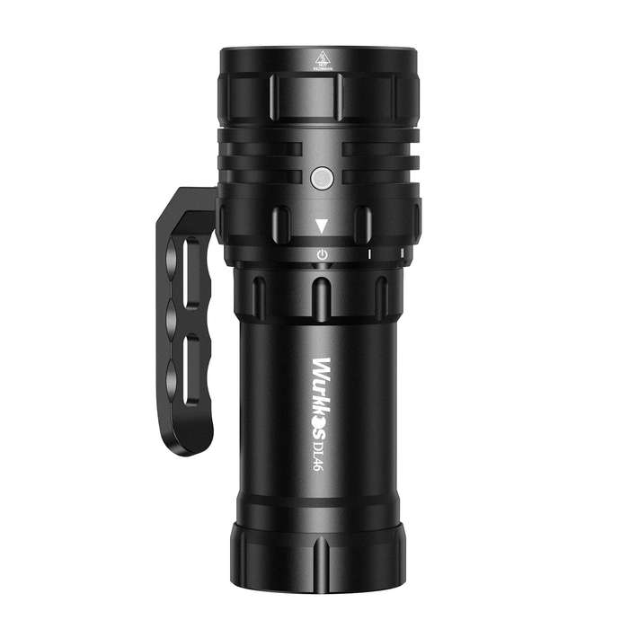 Wurkkos DL46 20000 Lumen 608m Throw Rechargeable Diving Flashlight with 1x 46950 Battery