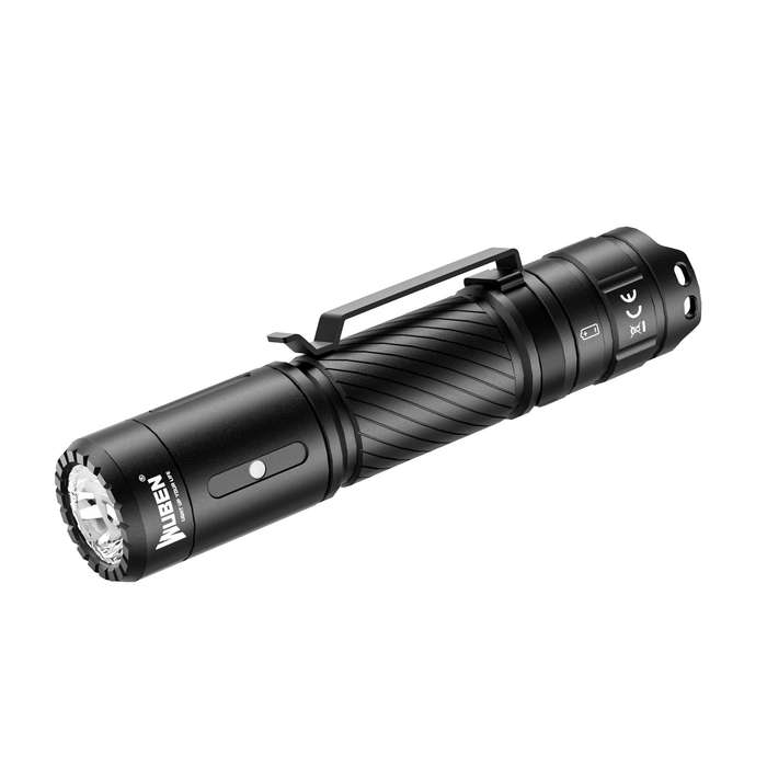 Wuben C3 1200 Lumen 179m Throw Rechargeable LED Flashlight with 18650 Battery