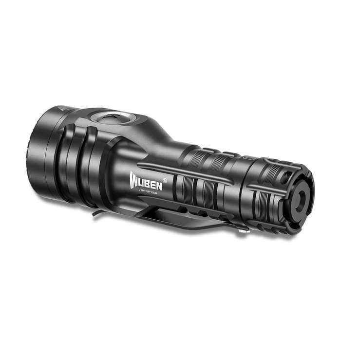 Wuben E6 900 Lumen 450m Throw Rechargeable LED EDC Thrower Flashlight