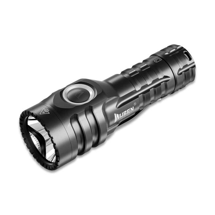 Wuben E6 900 Lumen 450m Throw Rechargeable LED EDC Thrower Flashlight
