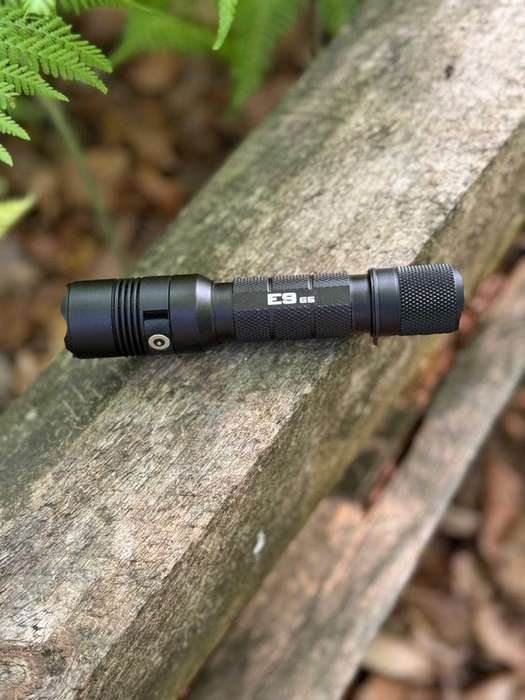 Powertac E9 Gen 5 3000 Lumen 388m Throw Rechargeable LED Tactical EDC Flashlight