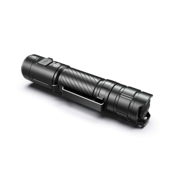 Wuben C3 1200 Lumen 179m Throw Rechargeable LED Flashlight with 18650 Battery