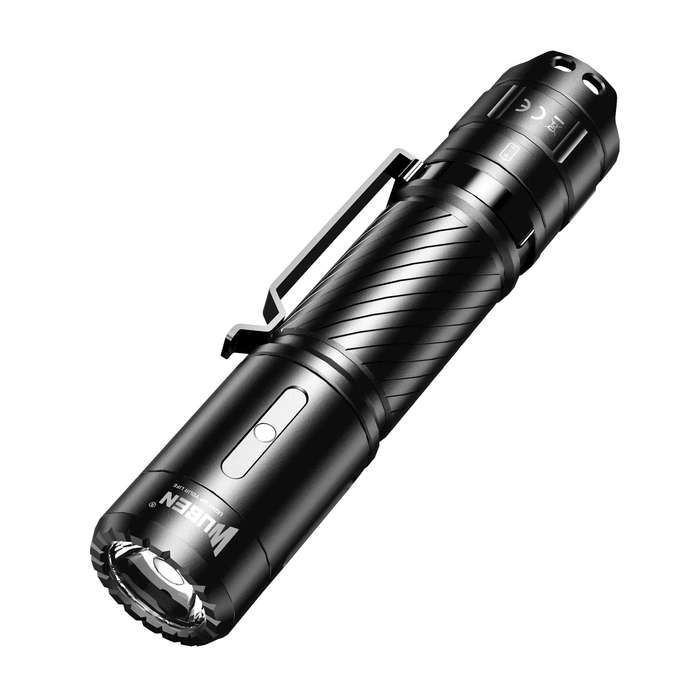 Wuben C3 1200 Lumen 179m Throw Rechargeable LED Flashlight with 18650 Battery