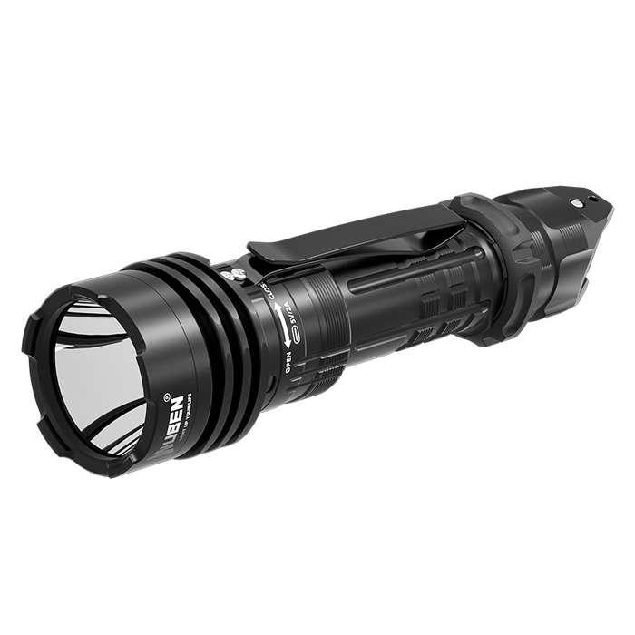 Wuben T1 2000 Lumen 498m Throw Rechargeable LED Tactical Flashlight with 18650 Battery