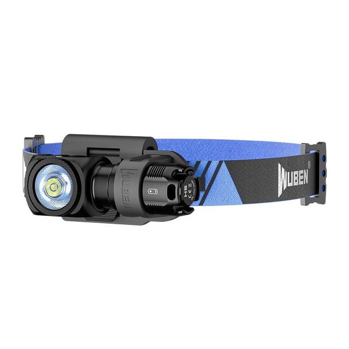 Wuben H5 400 Lumen 73m Throw Rechargeable LED Headlamp Flashlight with 14500 Battery