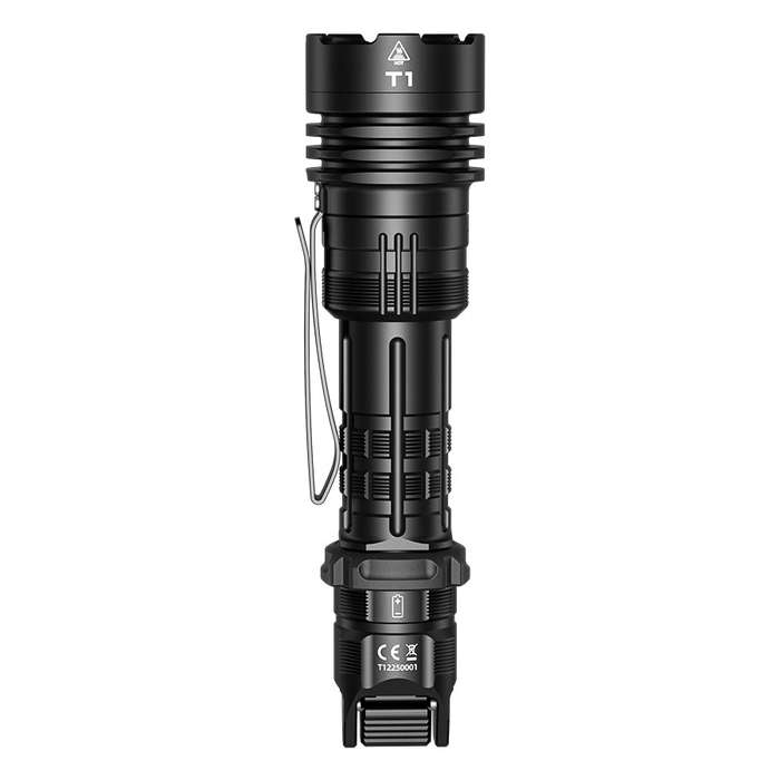 Wuben T1 2000 Lumen 498m Throw Rechargeable LED Tactical Flashlight with 18650 Battery