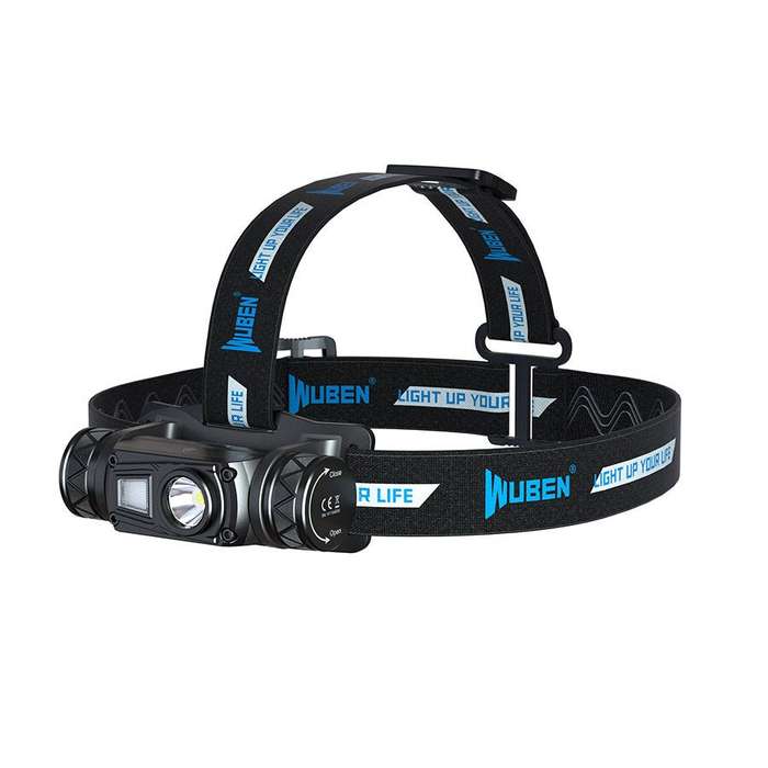Wuben H1 1200 Lumen 179m Throw Rechargeable LED Headlamp with 18650 Battery
