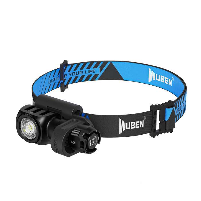 Wuben H5 400 Lumen 73m Throw Rechargeable LED Headlamp Flashlight with 14500 Battery