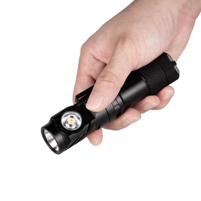 Wuben L1 Osram P9 2000 Lumen 350m Throw Rechargeable LED Dual Light Flashlight