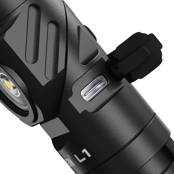 Wuben L1 Osram P9 2000 Lumen 350m Throw Rechargeable LED Dual Light Flashlight