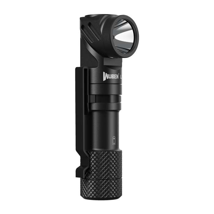 Wuben L1 Osram P9 2000 Lumen 350m Throw Rechargeable LED Dual Light Flashlight