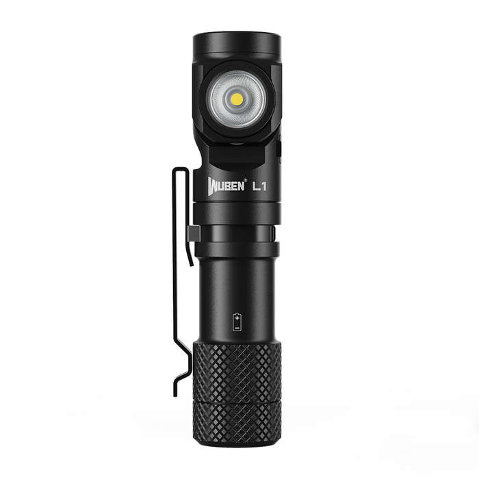 Wuben L1 Osram P9 2000 Lumen 350m Throw Rechargeable LED Dual Light Flashlight