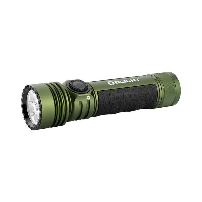 Olight Seeker 4 Pro Rechargeable LED Flashlight - 4600 Lumens - Cool White - Includes 1 x 21700