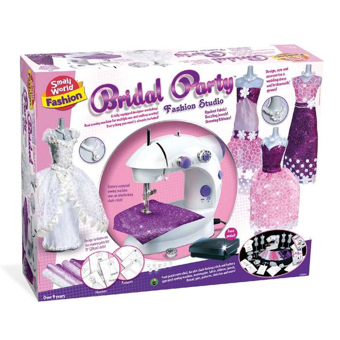 Small World Toys - Fashion Studio Bridal Party Sewing Set- Damaged Packaging