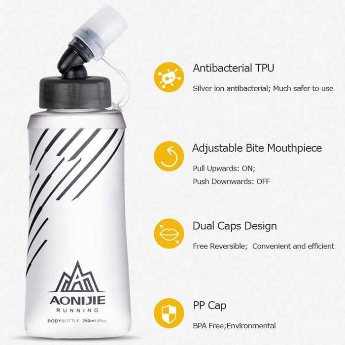 Aonijie 250ml Quick Stow Soft Flask