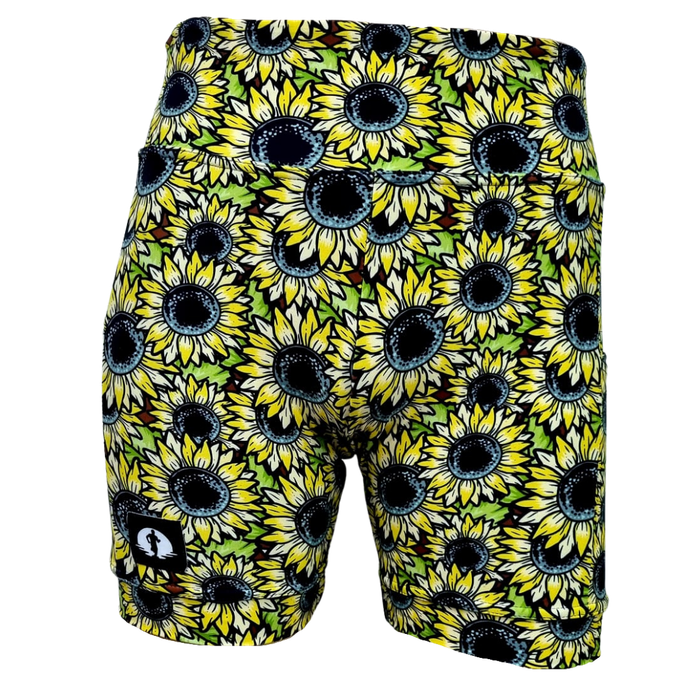 Funky Pants High Waist - Sunflowers