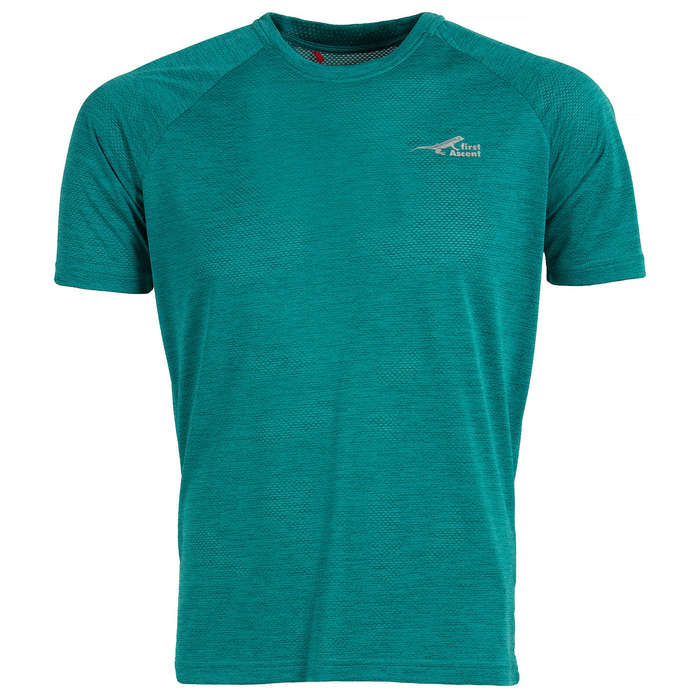 First Ascent Men's Corefit Running Tee GU High