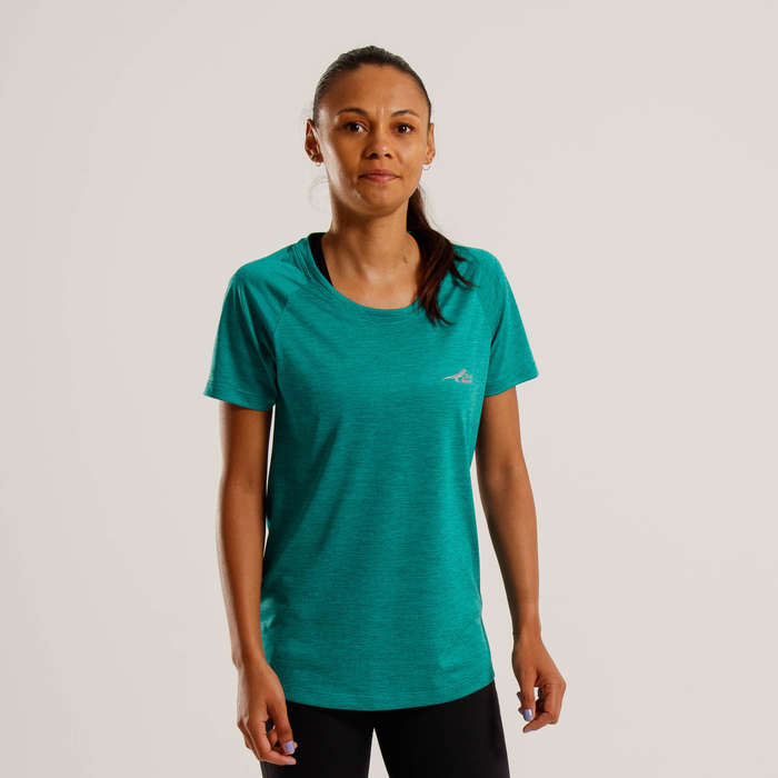 First Ascent Ladies Corefit Running Tee GU High